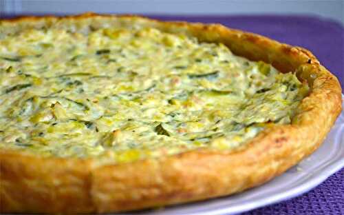 Quiche courgettes et thon