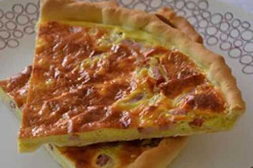 Quiche lorraine au curry WW