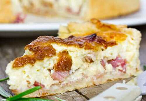 Quiche lorraine légère sans crème