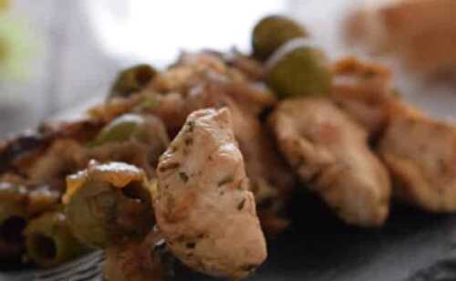 Ragoût de Poulet aux Olives Vertes WW