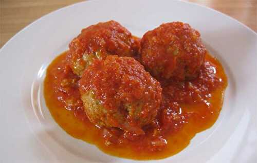 Recette des boulettes de viande à la sauce tomate