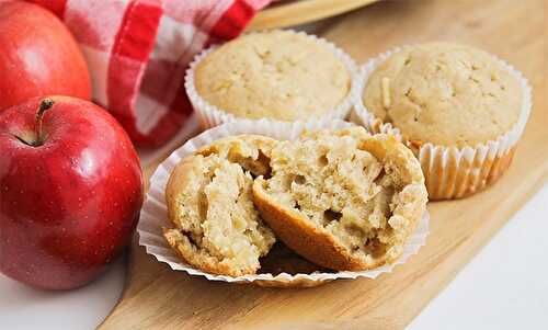 Recette des Muffins aux pommes