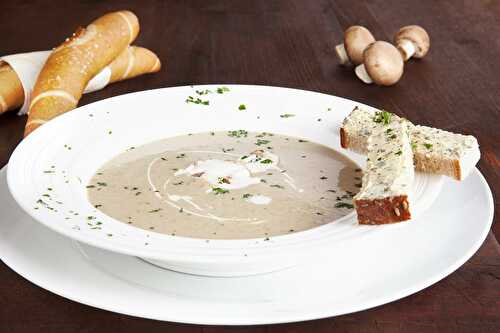 Recette du jour : Le velouté de champignons et parmesan