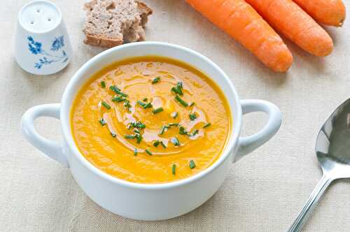 Recette du velouté de carottes