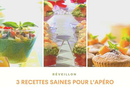 Réveillon : 3 recettes saines pour l’apéro