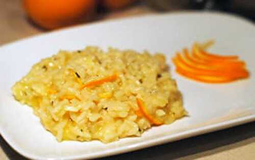 Risotto à l'orange