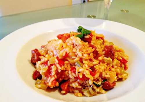 Risotto au chorizo au thermomix