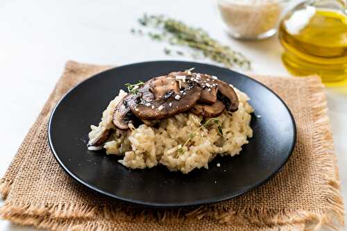 Risotto aux champignons