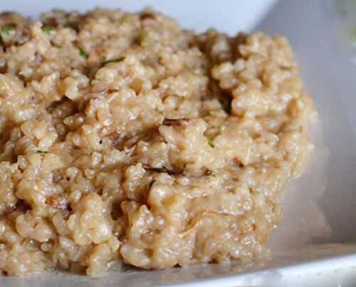 Risotto aux Champignons Séchés au Thermomix