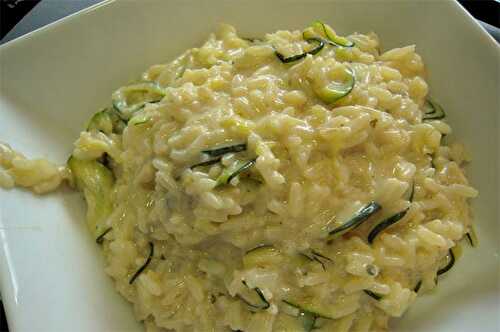 Risotto aux courgettes et aux champignons avec Thermomix