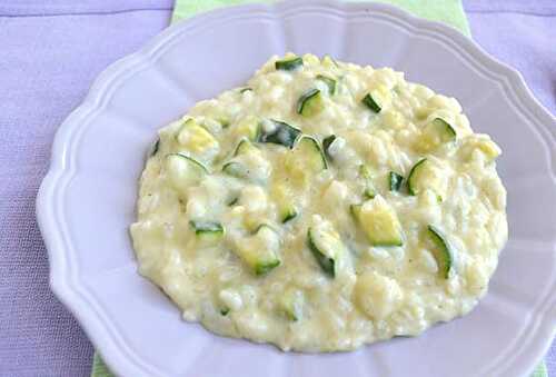 Risotto aux courgettes et fromage Weight Watchers