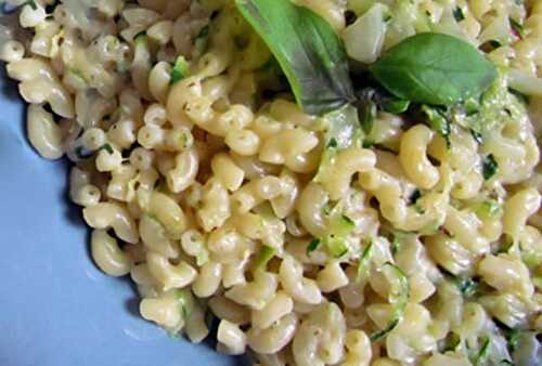 Risotto de coquillettes aux courgettes