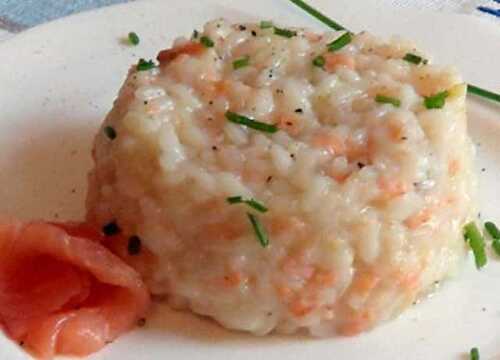 Risotto Léger au Saumon et au Yaourt