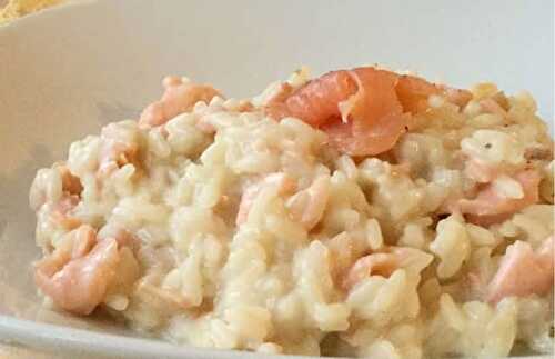 Risotto Léger au Saumon et Boursin