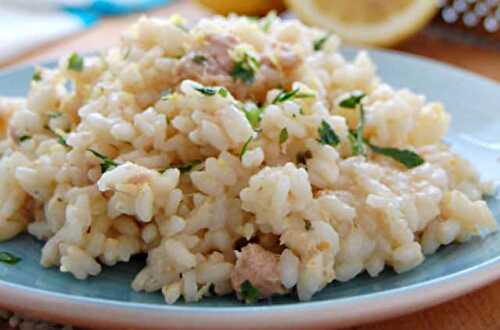 Risotto Léger au Thon et au Citron