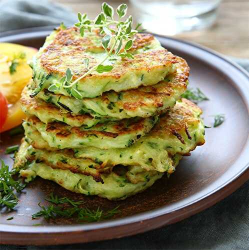 Röstis de courgettes et Cheddar