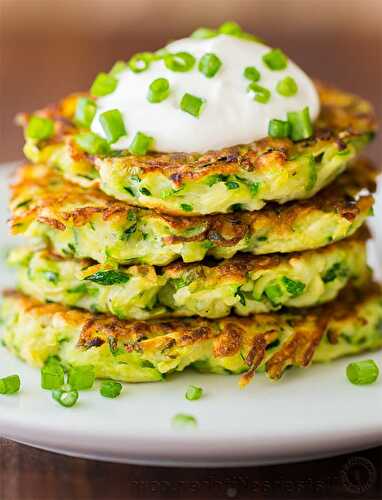 Röstis de courgettes et fromage