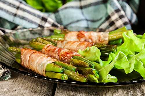 Rouleaux de haricot vert et bacon