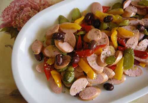 Salade aux saucisses de Francfort WW