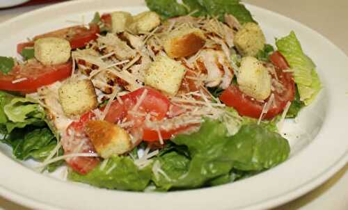 Salade César avec sa sauce légère