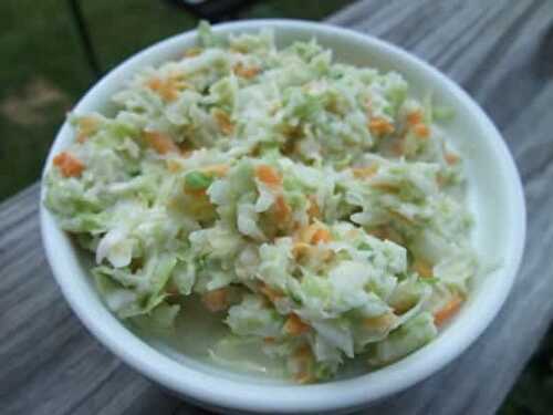 Salade de chou coleslaw avec Thermomix