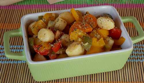 Salade de Gnocchis froide aux légumes