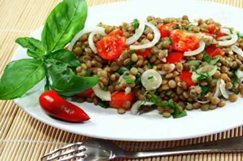 Salade de lentilles