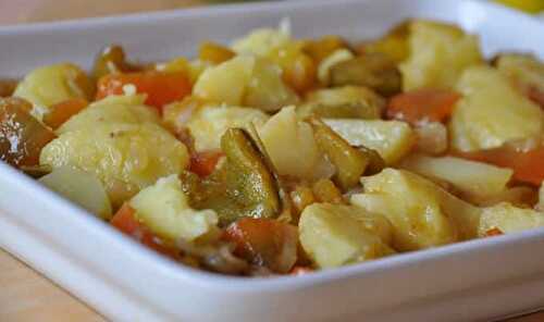 Salade de poivron et de pomme de terre avec Thermomix