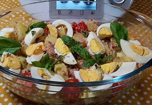 Salade de Pomme de Terre au Thon et aux Œufs au Thermomix