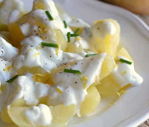 Salade de Pommes de Terre à la Sauce au Yaourt