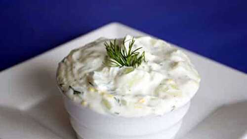 Sauce tzatziki avec Thermomix