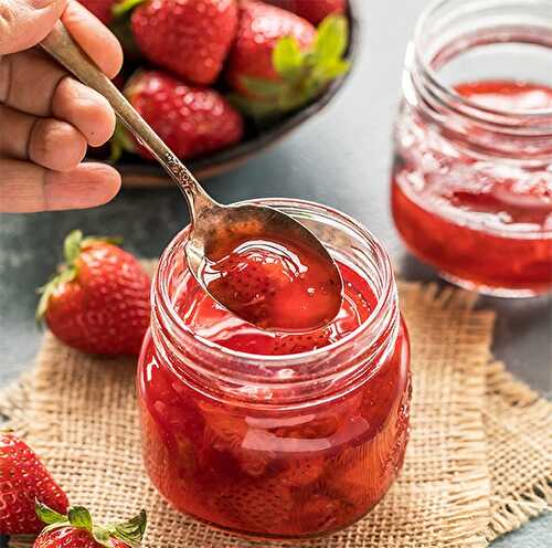 Sirop de fraise au Thermomix