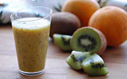 Smoothie du kiwi au gingembre avec Thermomix