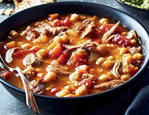 Soupe au boeuf boulghour et légumes