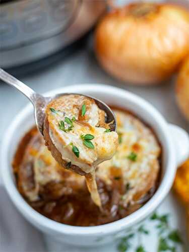 Soupe gratinée à l'oignon