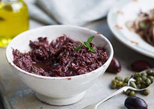 Tapenade aux olives noires au Thermomix