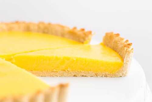 Tarte au citron au lait concentré