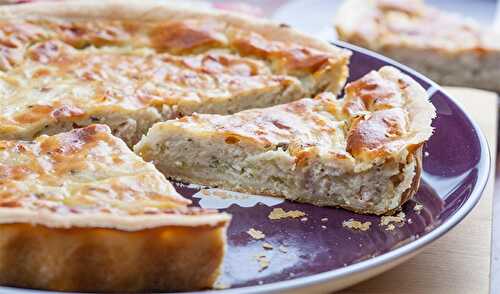 Tarte aux oignons et à la béchamel au Thermomix