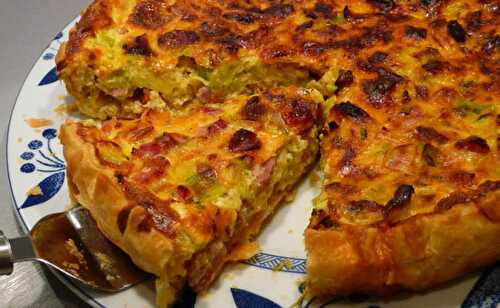 Tarte aux poireaux et au chorizo WW