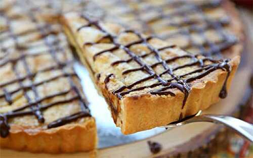 Tarte aux poires et chocolat