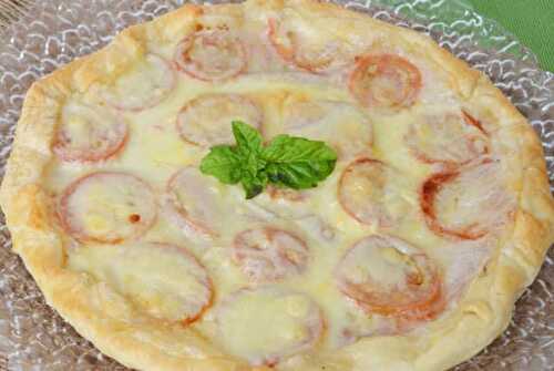 Tarte Salée aux Tomates et au Jambon