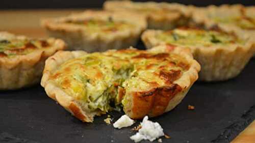 Tartelettes aux poireaux