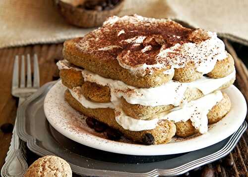 Tiramisu léger au fromage blanc