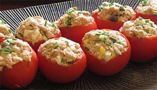 Tomates farcies à la mousse de thon