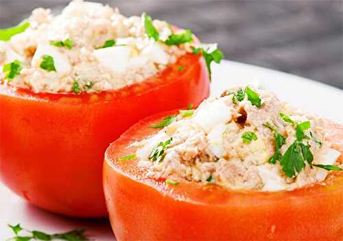 Tomates farcies au thon