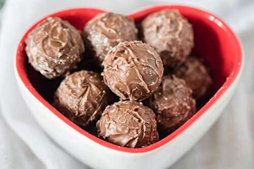 Truffes au chocolat healthy