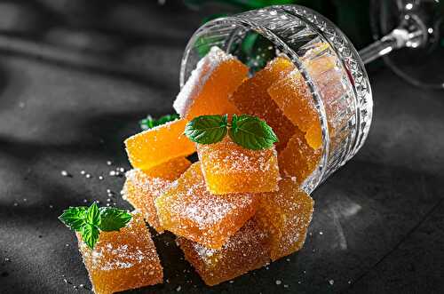 Un équilibre parfait entre le sucré et l'acidulé : Pâte de fruits orange et citron