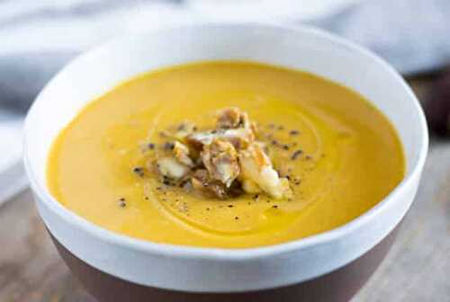 Velouté de courge Butternut au Kiri au Thermomix