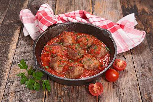 Vous allez adorer ces Boulettes de viande de bœuf à la sauce épicée