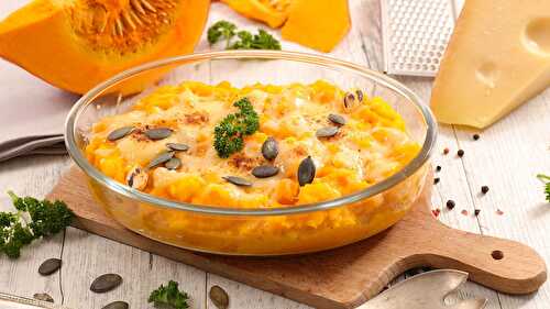 Une fiesta aux saveurs d’automne : Délicieux gratin de potiron au parmesan et mozzarella